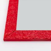 Cornice Moderna su Misura - Modello Andy colore Rosso